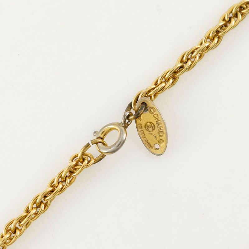 Chanel Coco Mark Vintage Gold Plated Ladies 13.6g Necklace