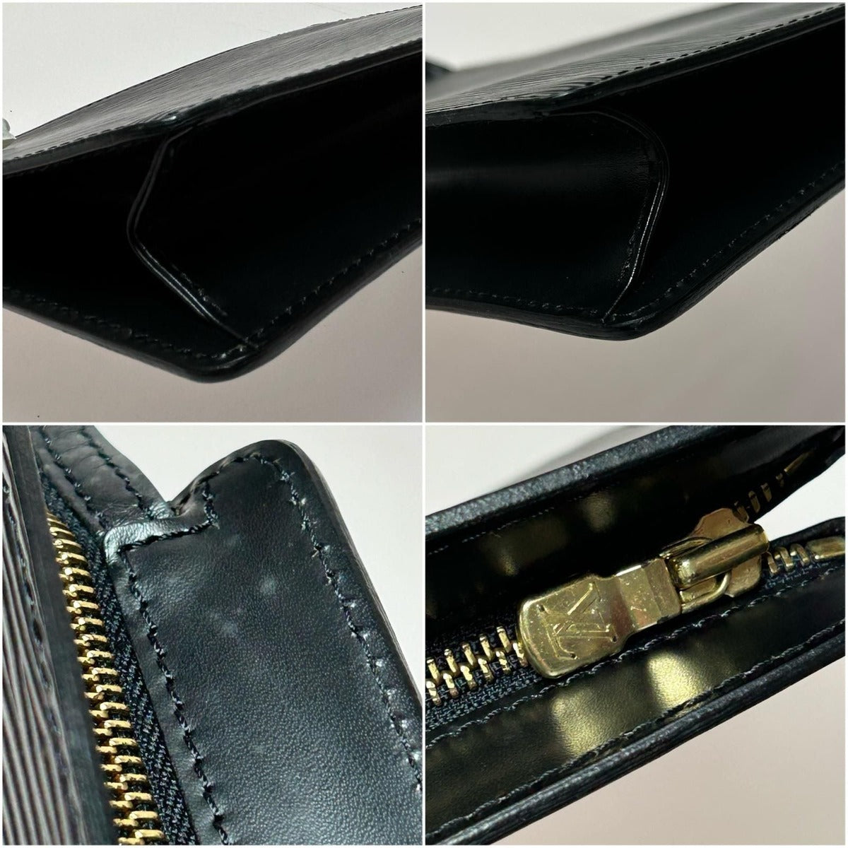 Louis Vuitton Epi Pochette Homme Second Bag Black — view 6