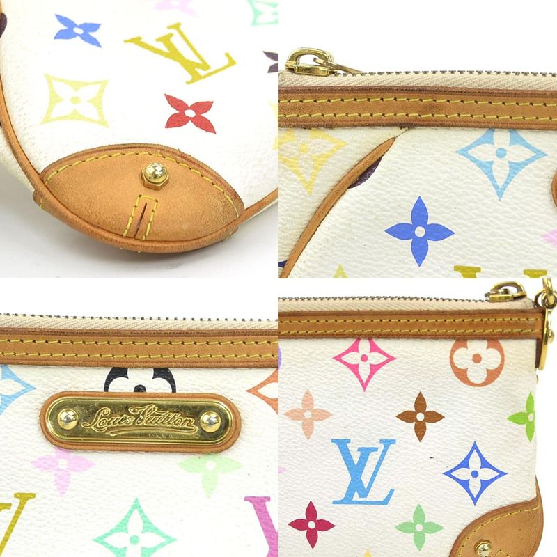 Louis Vuitton Pouch Handbag Monogram Multicolor Pochette Mira MM M60096