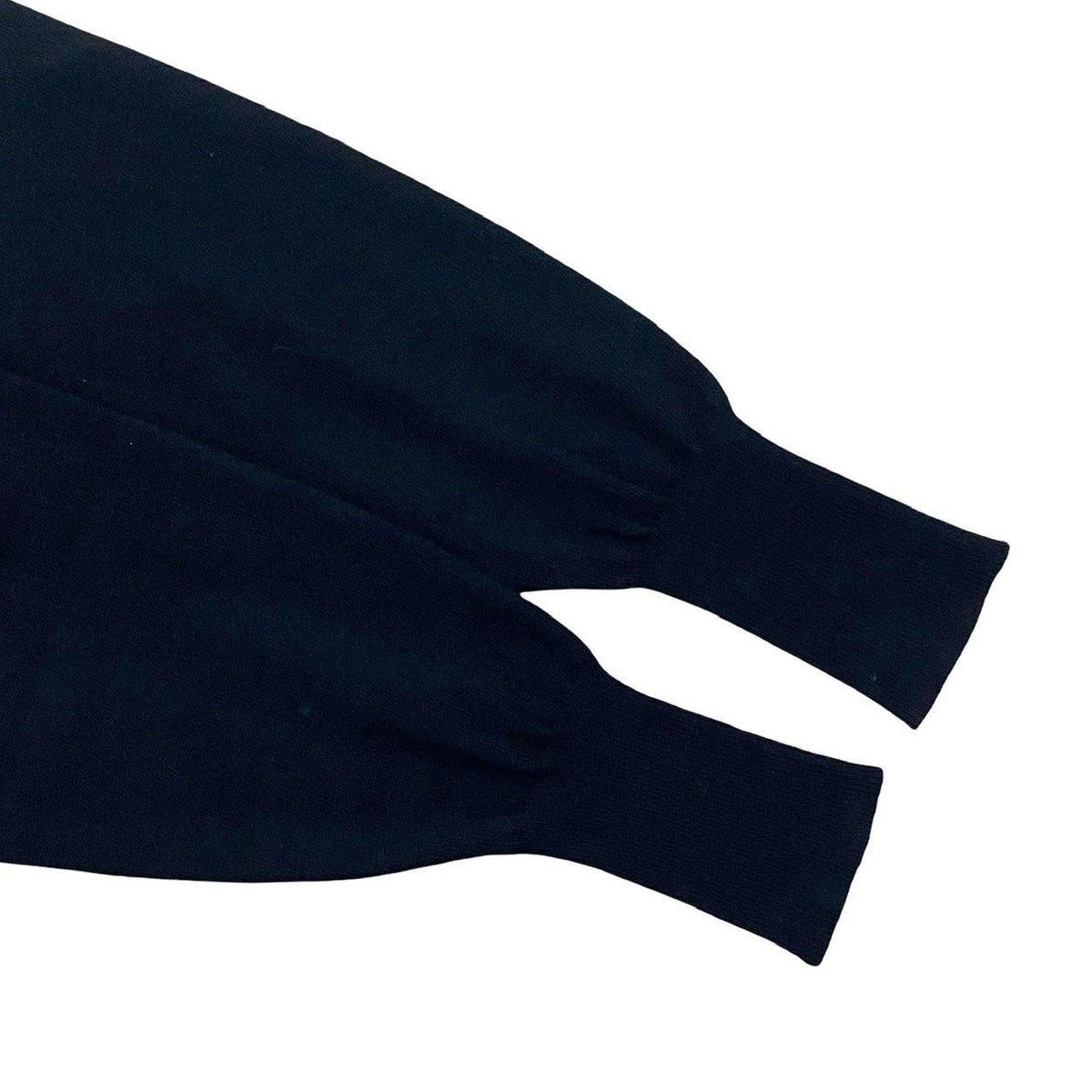 Hermes Cashmere Sweater Knit Top XL Black — view 4