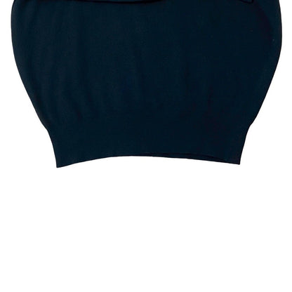 Hermes Cashmere Sweater Knit Top XL Black — view 5