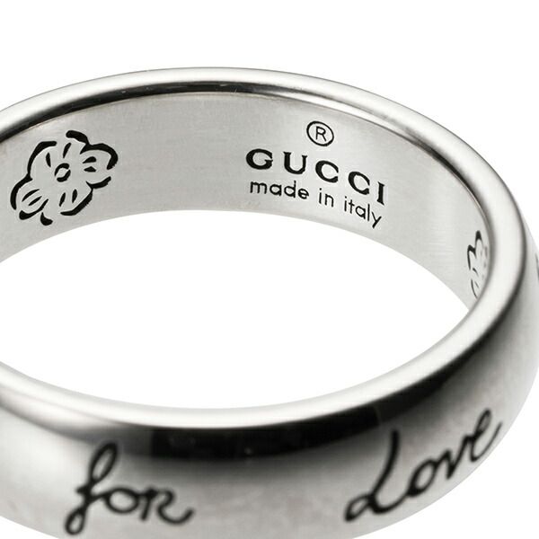 Gucci Ring Blinds For Love Argento
