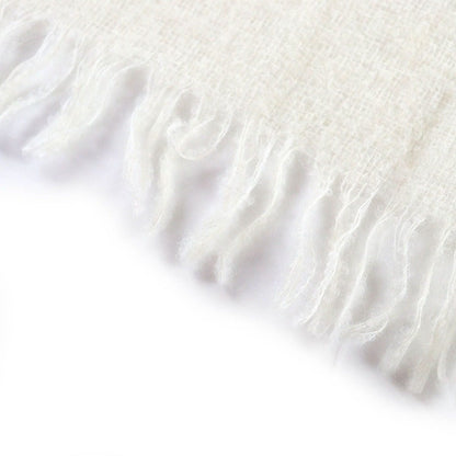 Dior Denim Tears Homme Alpaca Logo Embroidery Border Pattern Shawl Scarf — view 4