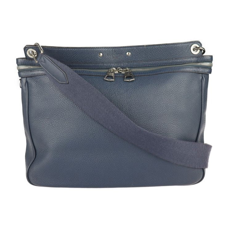 Louis Vuitton Alma Nd Messenger Shoulder Bag Taurillon Leather Marine