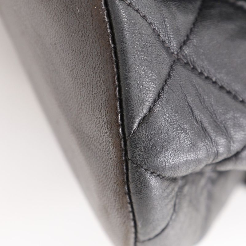 Chanel Matelasse Vintage Lambskin Black Women's Backpack/daypack