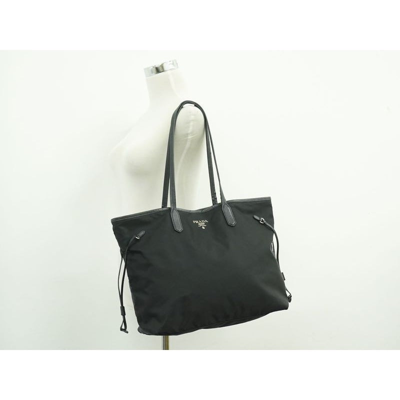 Prada Nylon Tote Black Bag — view 7