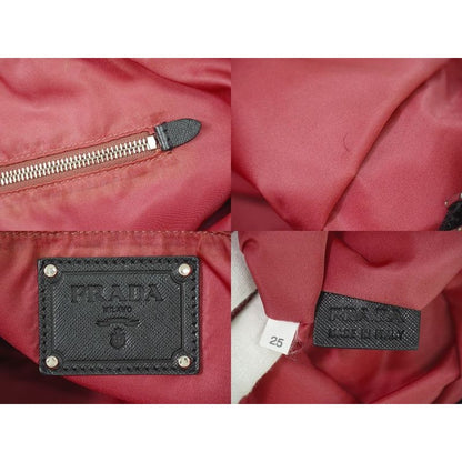 Prada Nylon Tote Black Bag — view 9