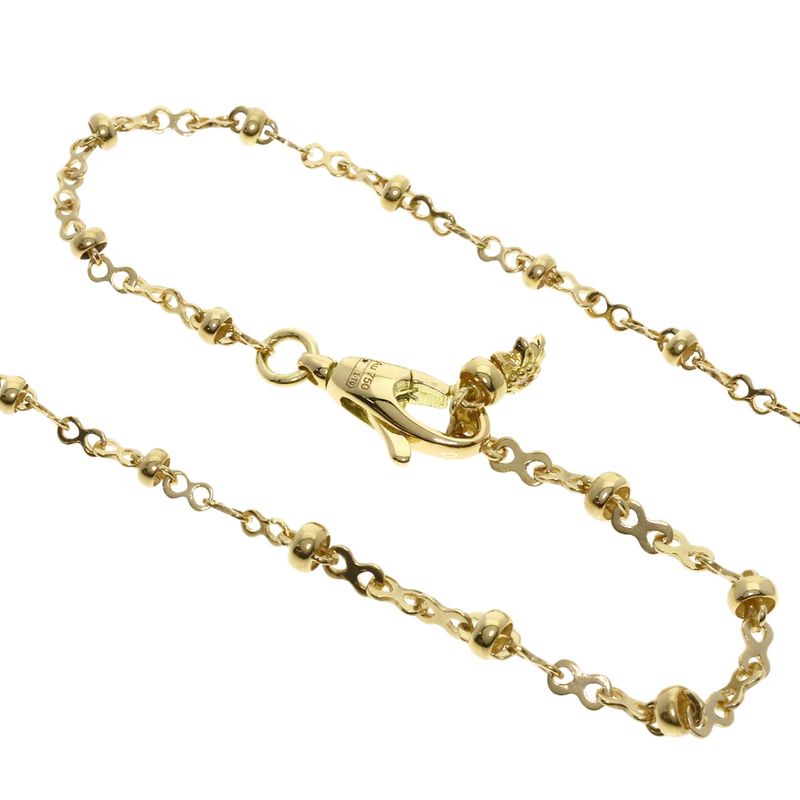 Gucci GG Flora Diamond Necklace 18K Yellow Gold Ladies