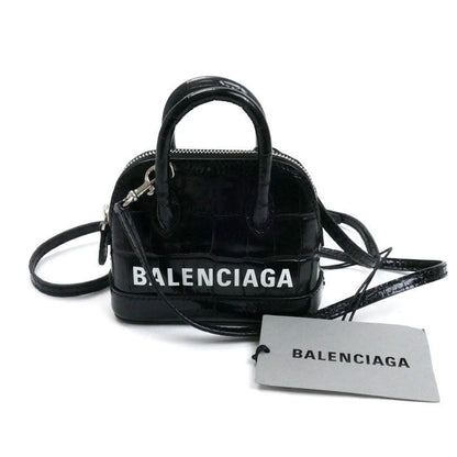 Balenciaga Ville Top Hand Mini Shoulder 2 way Bag Black