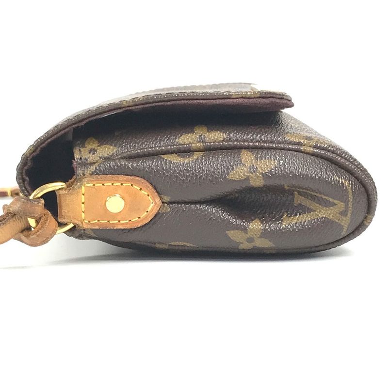 Louis Vuitton Shoulder Bag Favorite PM M40717 Monogram Canvas Brown
