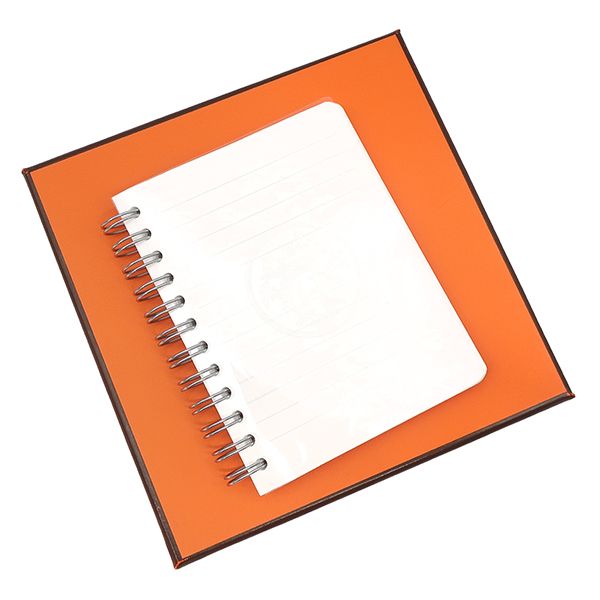 Hermes Notebook Cabas - Ulysse Mini Taurillon Clemence Beige Silver Hardware