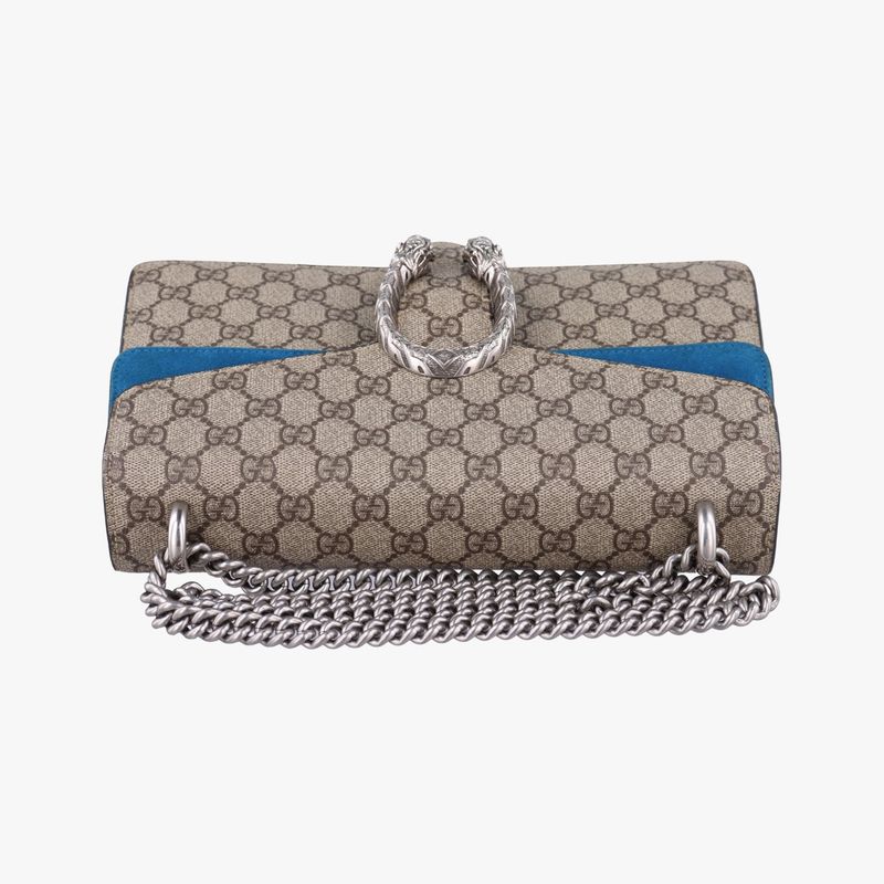 Gucci Dionysus Beige And Blue PVC Coated Canvas And Leather 400249c019790610