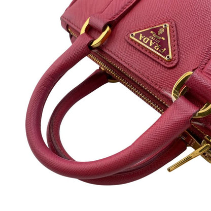 Prada Galleria Mini Handbag Bag Cabasn Brand Pink Ladies