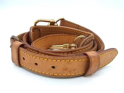 Louis Vuitton Leather Shoulder Strap For Bag Shoulder Crossbody Ladies Brown