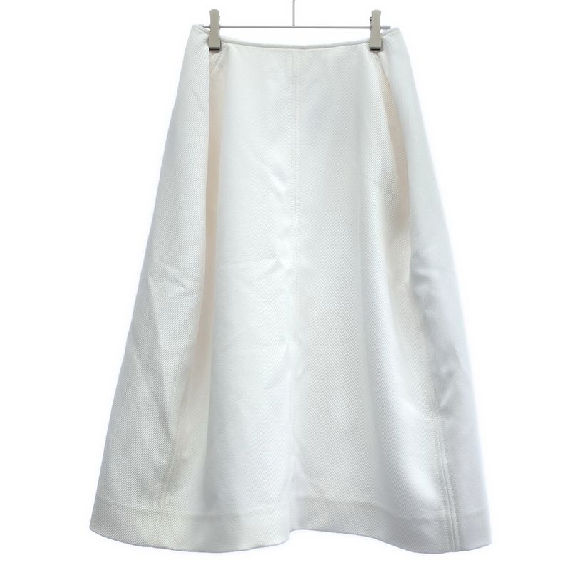 Celine by Phoebe Philo Celine Phoebe Philo Volume Skirt 2 2p58 211a White 36