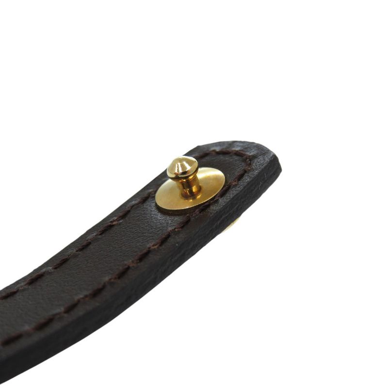 Louis Vuitton Leather Brown Shoulder Strap LV 0610 Louis Vuitton