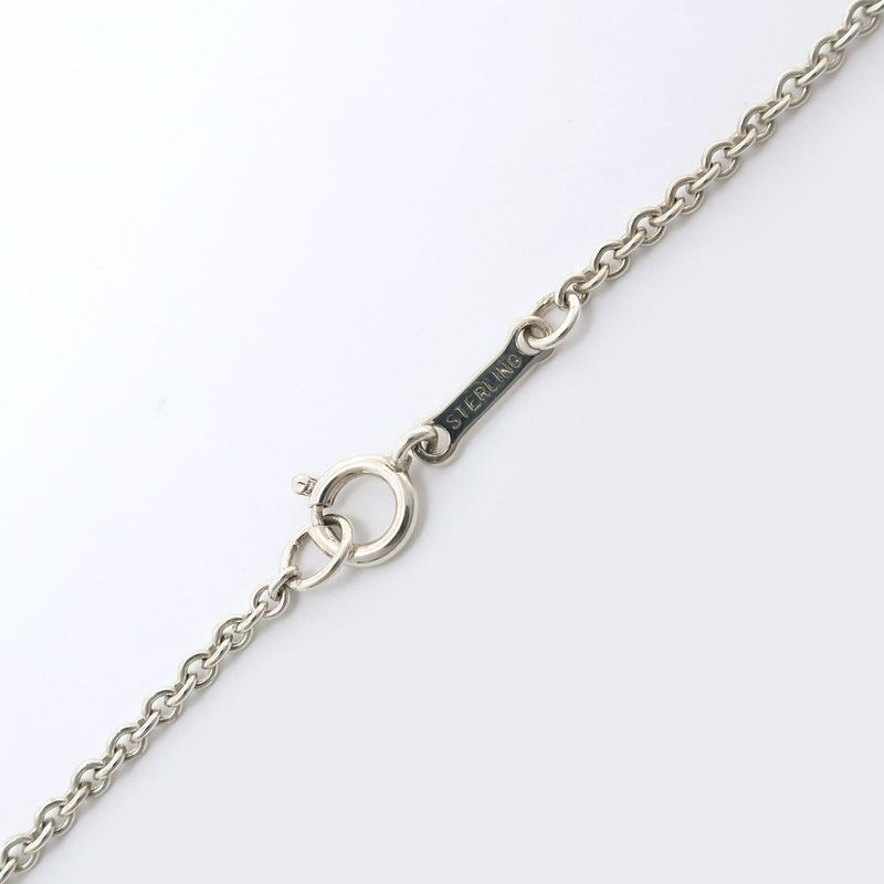 Tiffany & Co Open Heart Elsa Peretti 925 Silver Ladies 4.7g Necklace