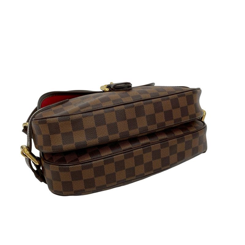 Louis Vuitton Highbury Damier Ebene Leather Semi-one Shoulder Bag Tote Bag