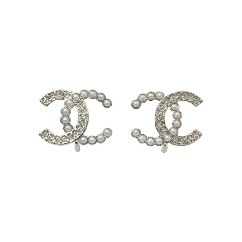 Chanel Earring Coco Mark Abd651 Rhinestone