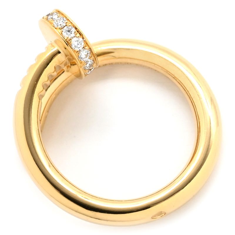 Cartier Ring Juste Un Clou Diamond 18k Yellow Gold Diamond Yellow Gold #47
