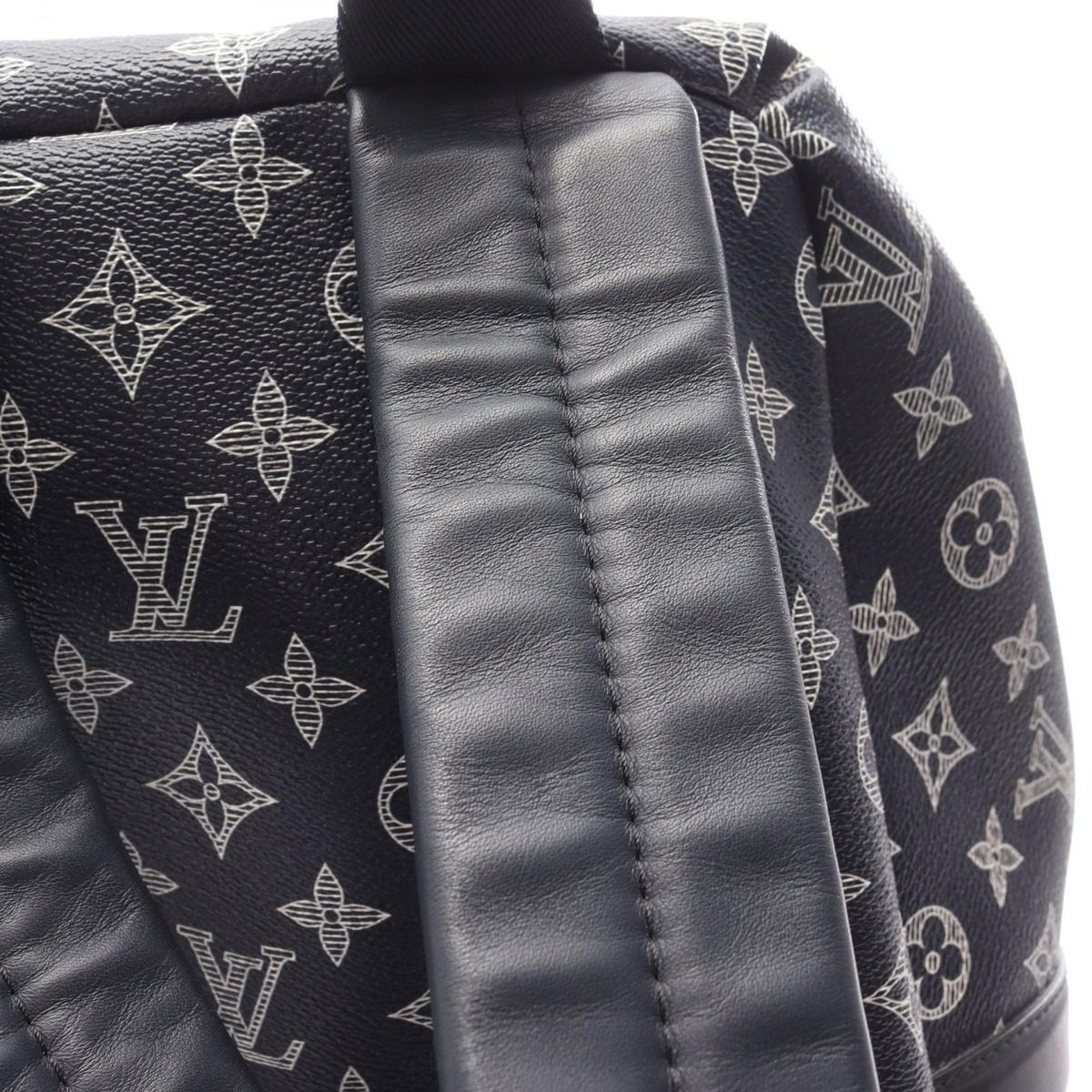 Louis Vuitton Backpack Apollo Upside Down Canvas Leather — view 12