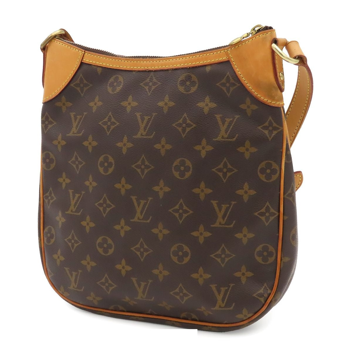 Louis Vuitton Odeon PM Brown Gold Monogram Canvas Shoulder Bag — view 2