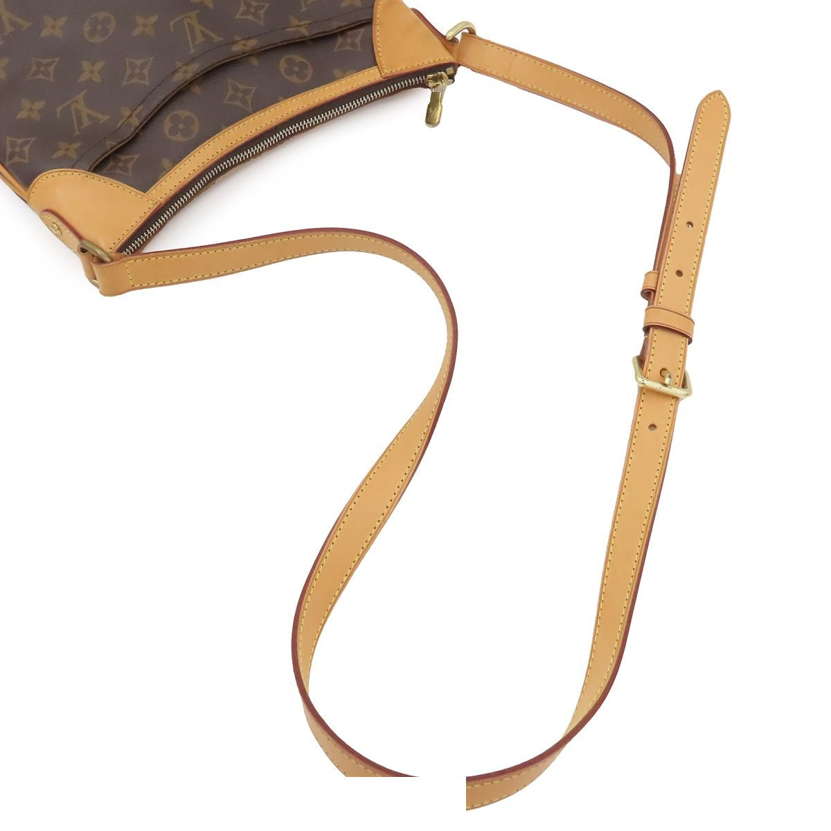 Louis Vuitton Odeon PM Brown Gold Monogram Canvas Shoulder Bag — view 4