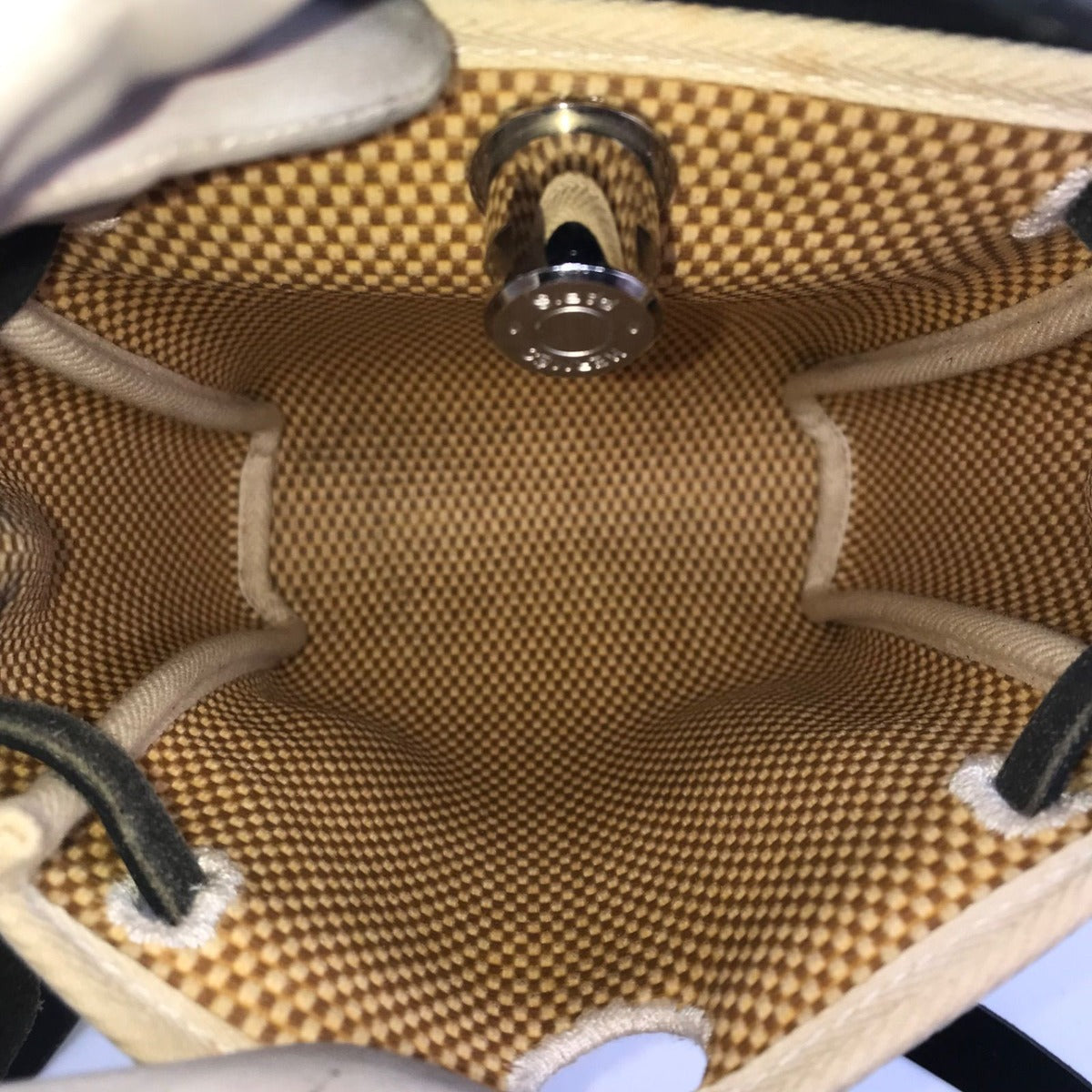 Hermes Herbag TPM Toile Ash Shoulder Bag Price Negotiation Welcome — view 5