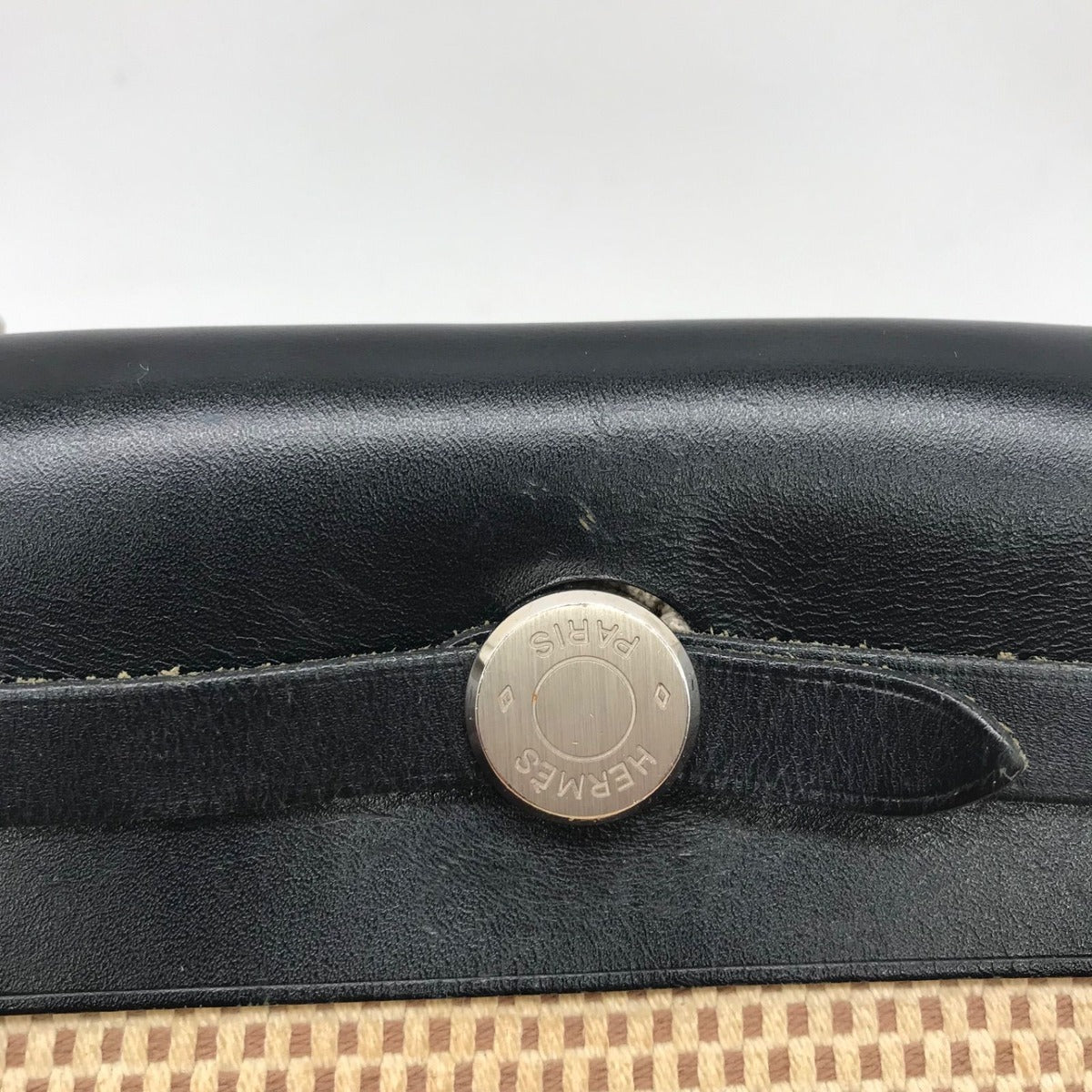 Hermes Herbag TPM Toile Ash Shoulder Bag Price Negotiation Welcome — view 8