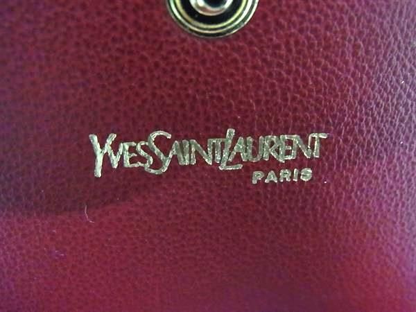 Yvessaint Laurent Yves Saint Laurent Leather Trifold Wallet Coin Purse