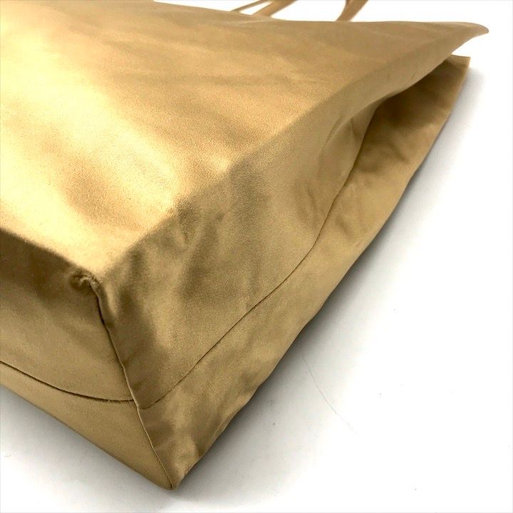 Prada Silk Satin Tote Beige