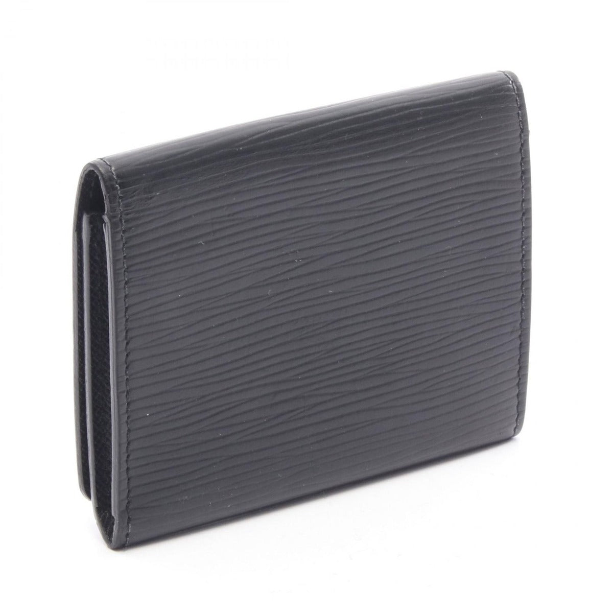 Louis Vuitton Card Case Business Holder Noir Black Leather — view 2