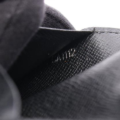 Louis Vuitton Card Case Business Holder Noir Black Leather — view 5