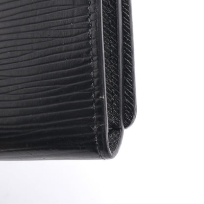 Louis Vuitton Card Case Business Holder Noir Black Leather — view 8