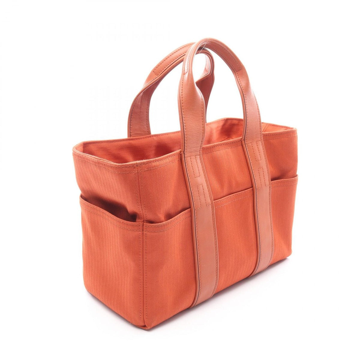 Hermes Tote Acapulco PM Potilon Leather Potiron Brown — view 2