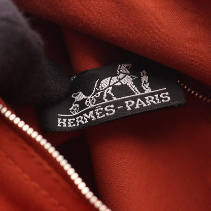Hermes Tote Acapulco PM Potilon Leather Potiron Brown — view 4