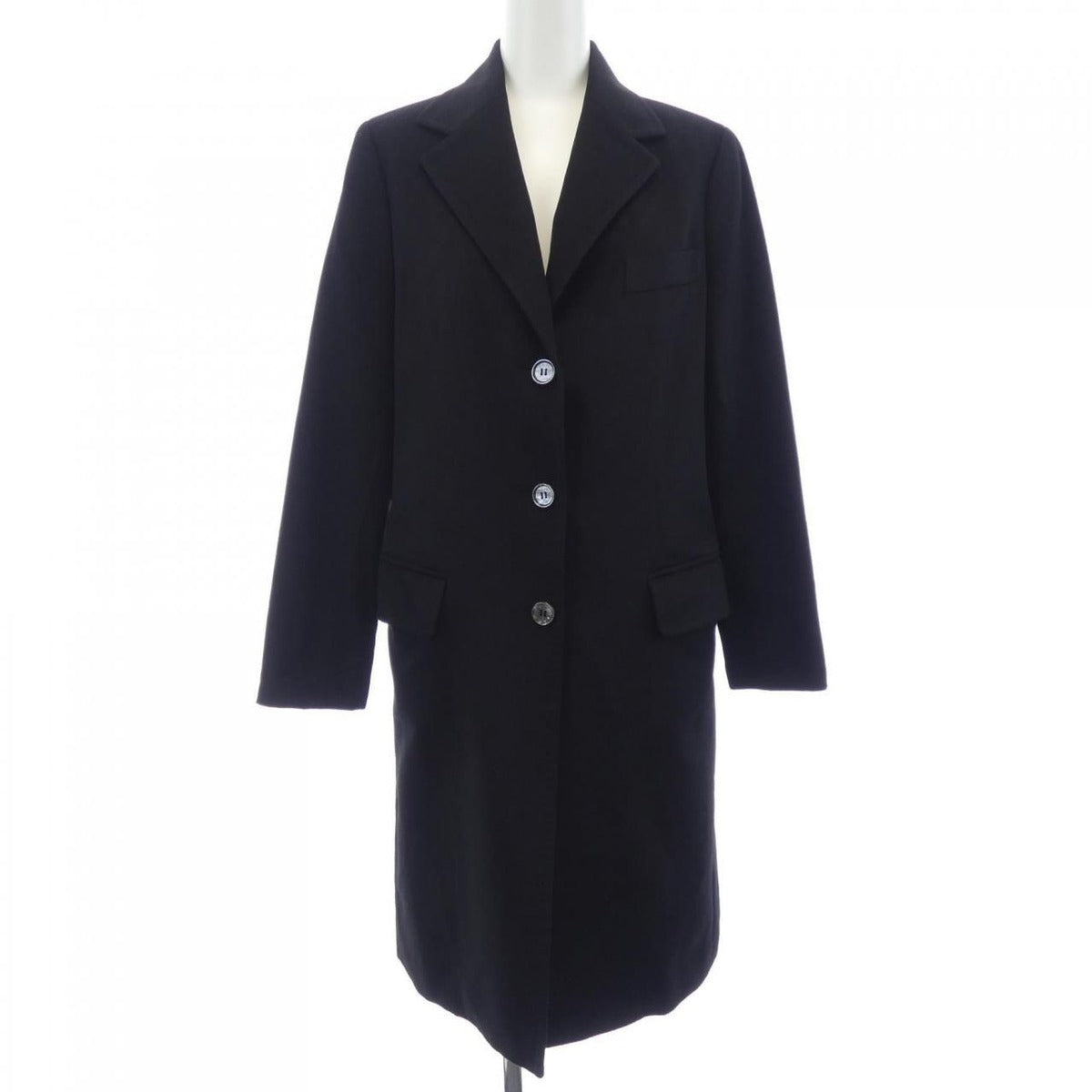 Celine Coat Cashmere Black