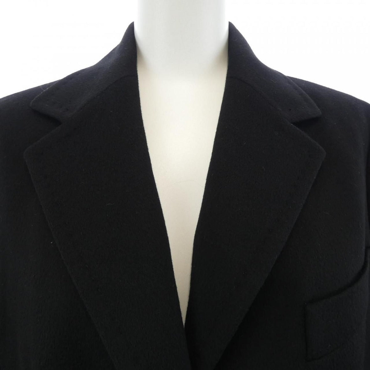Celine Coat Cashmere Black — view 5