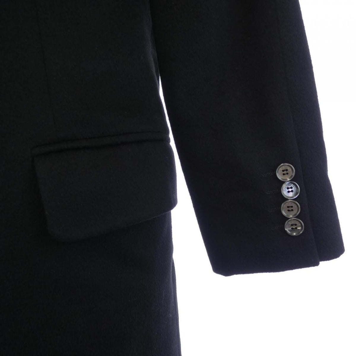 Celine Coat Cashmere Black — view 6