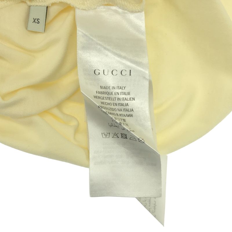 Gucci | Interlocking Logo Print T-shirt Cut And Sewn | Ivory | Men's
