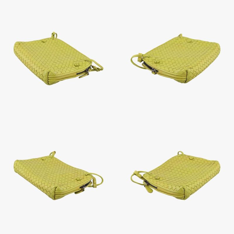 Bottega Veneta Nodini Intrecciato Yellow Lambskin B03159015t