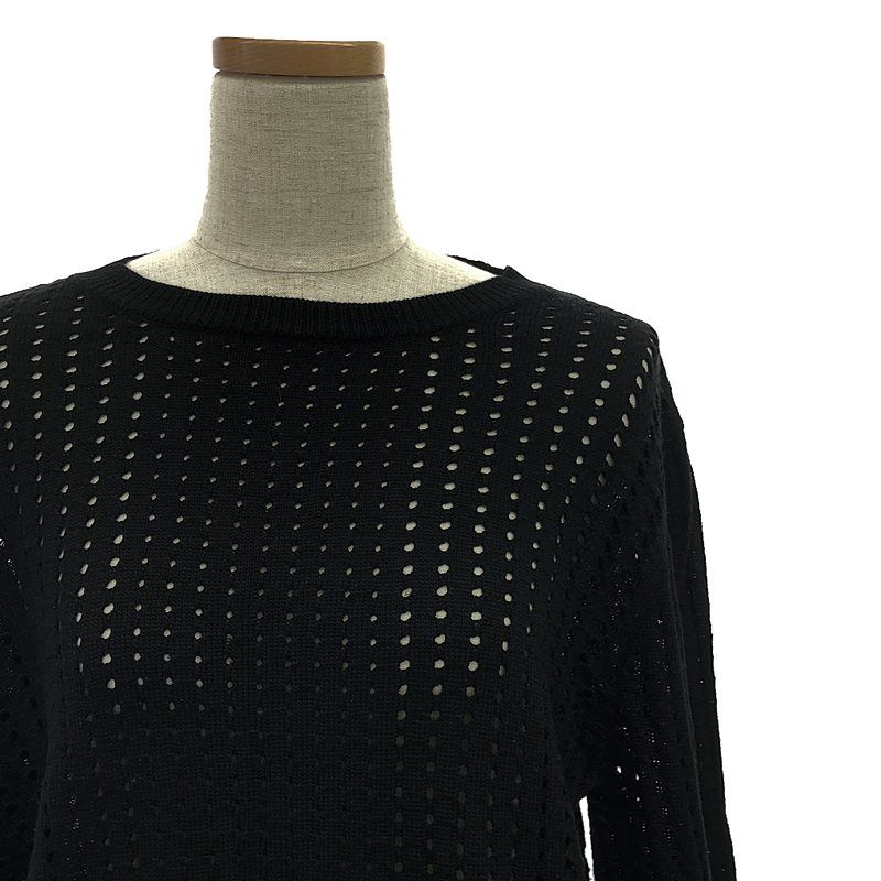 Bottega Veneta - Silk 100% Silk Crewneck Knit Pullover - 48 - Black - Mens