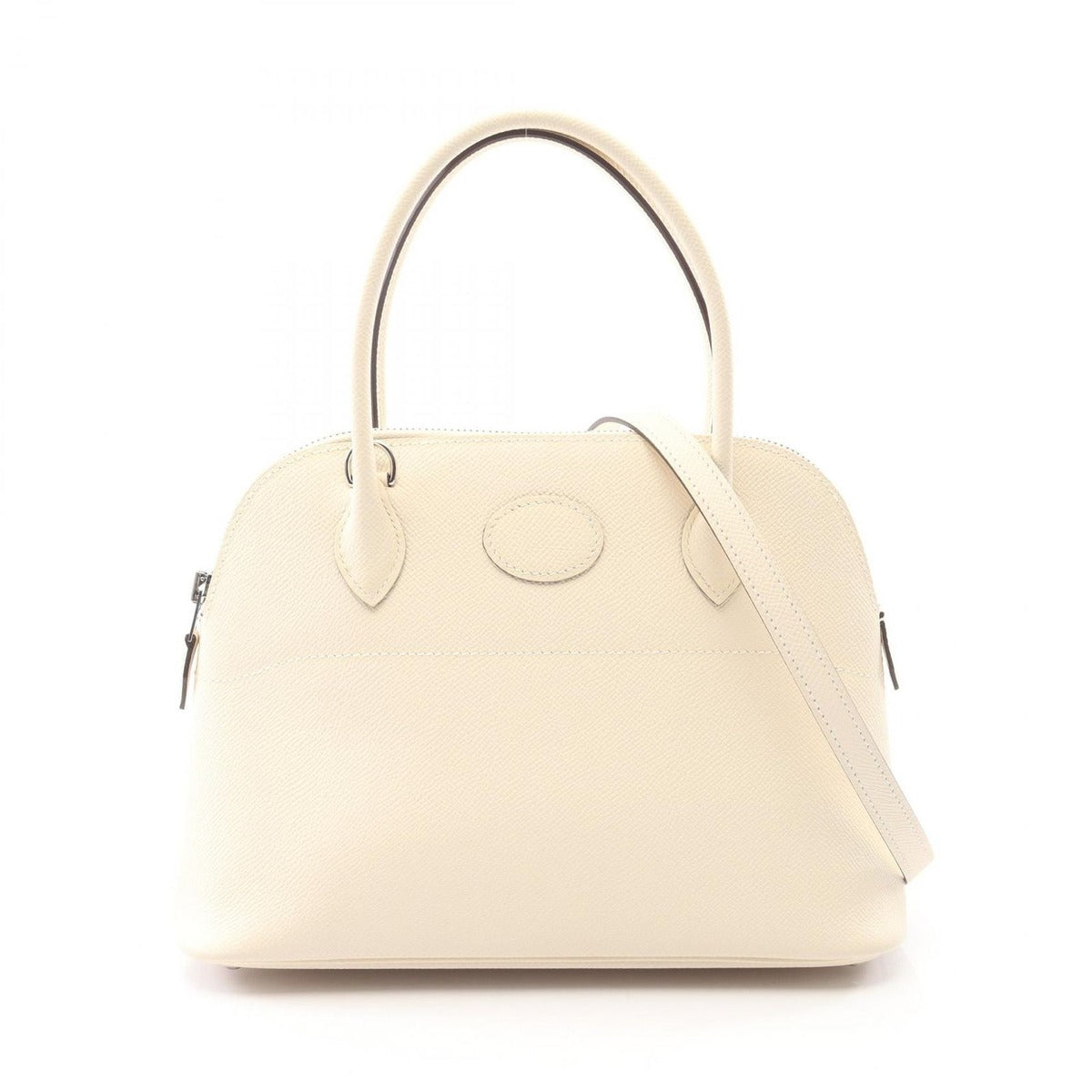 Hermes Handbag Bolide 27 Nata Leather Ivory