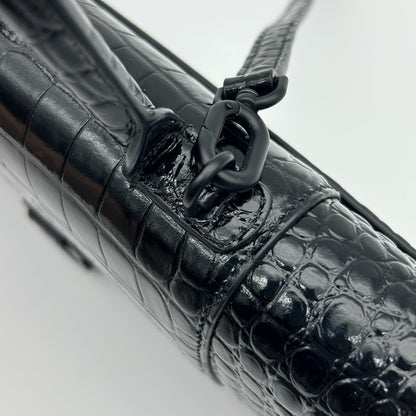 Balenciaga Our Glass Leather Black 2-Way Handbag — view 11