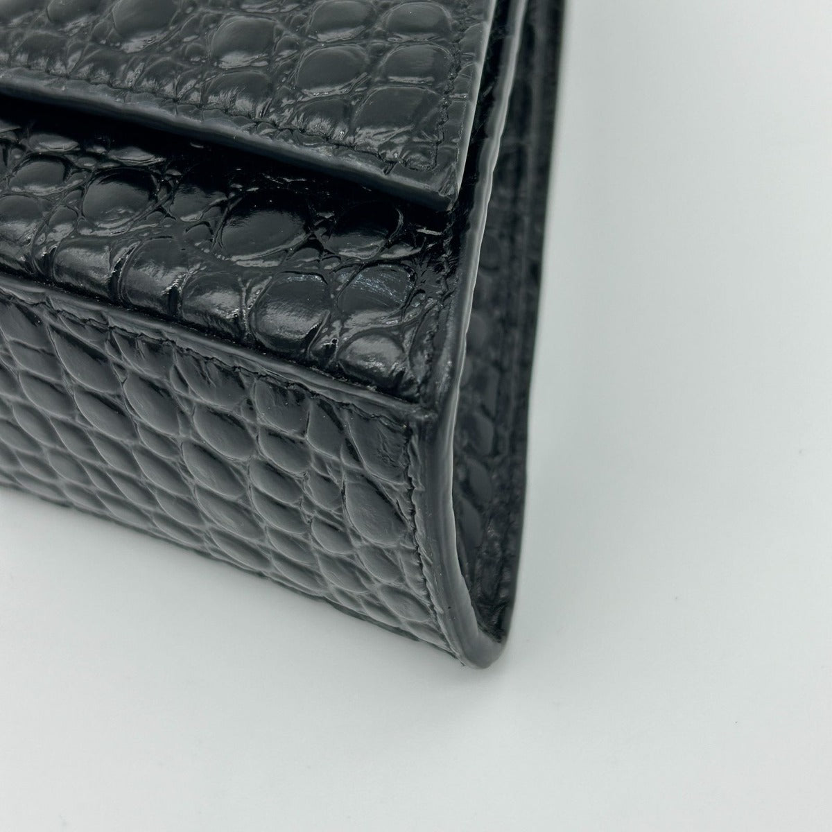 Balenciaga Our Glass Leather Black 2-Way Handbag — view 13