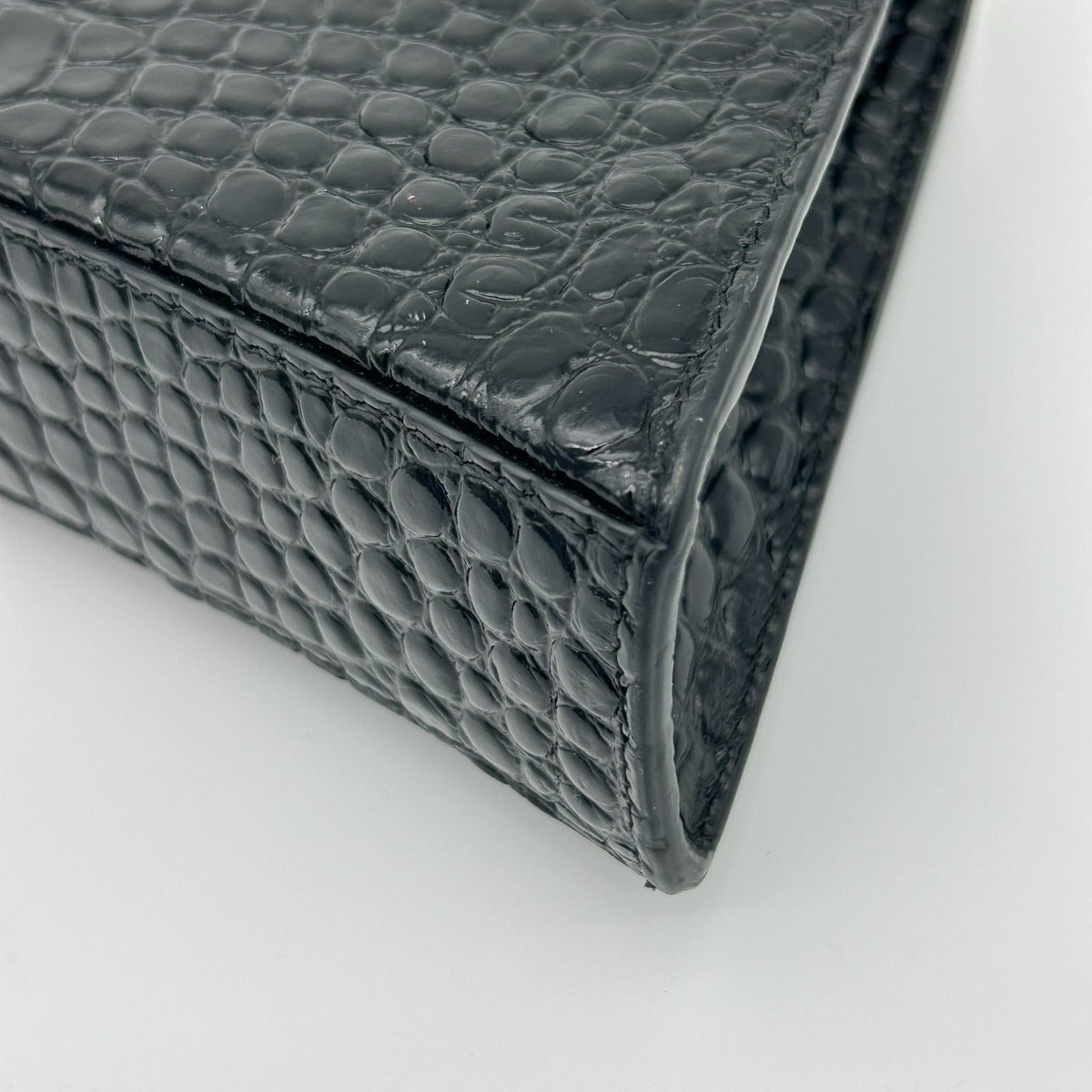 Balenciaga Our Glass Leather Black 2-Way Handbag — view 15