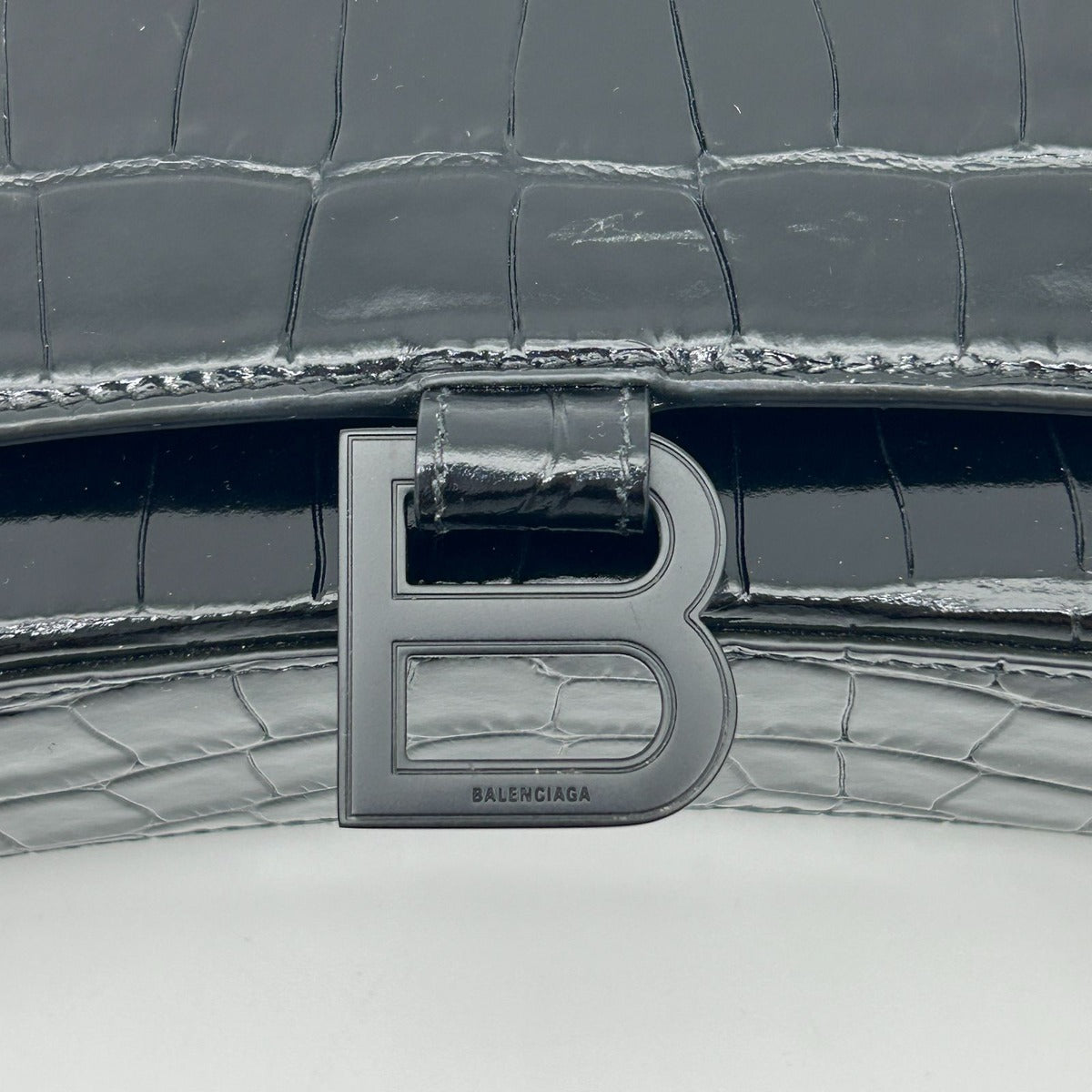 Balenciaga Our Glass Leather Black 2-Way Handbag — view 4