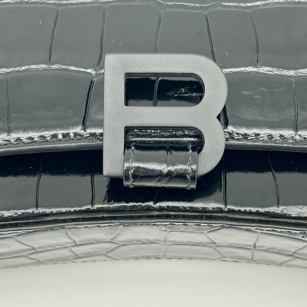 Balenciaga Our Glass Leather Black 2-Way Handbag — view 5