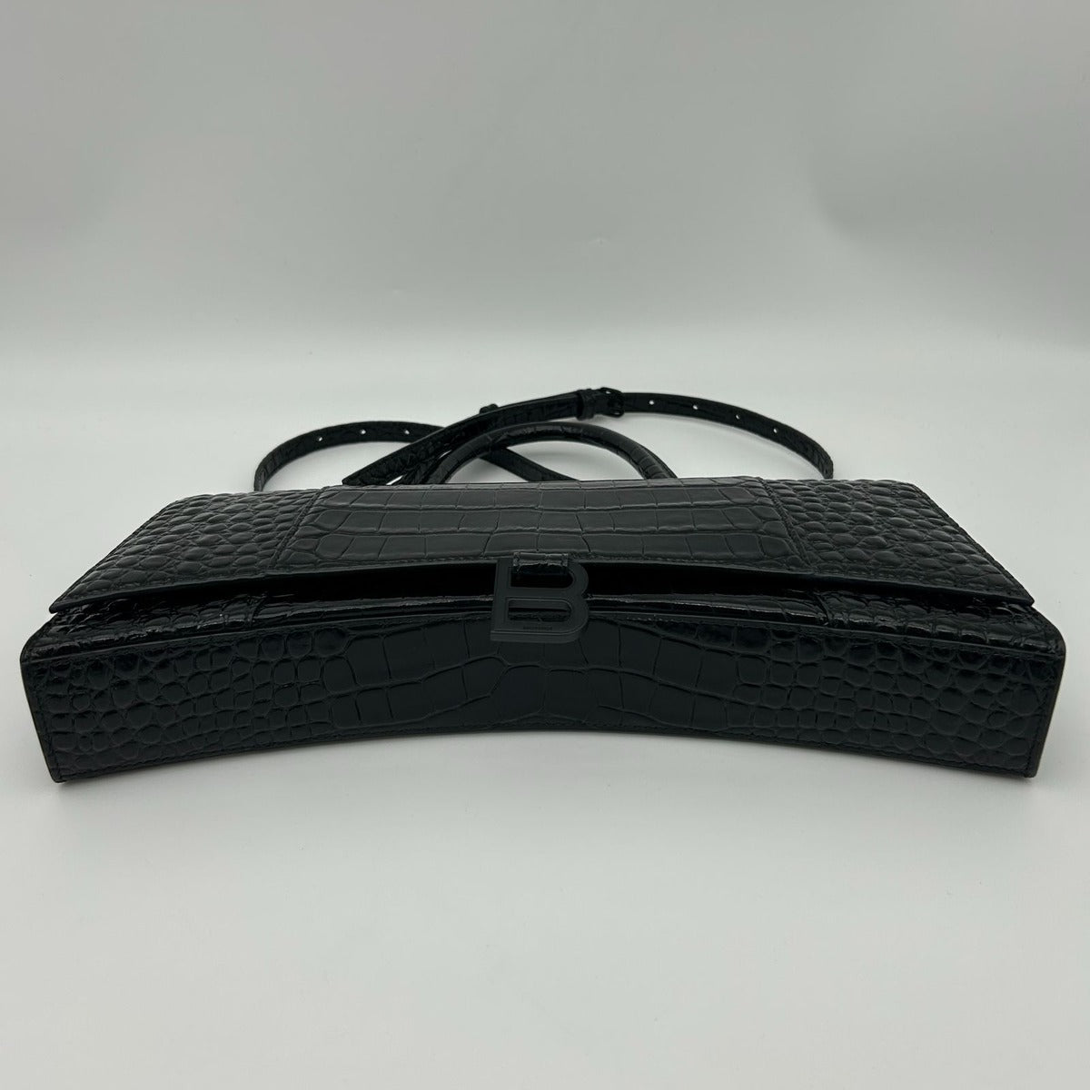 Balenciaga Our Glass Leather Black 2-Way Handbag — view 6