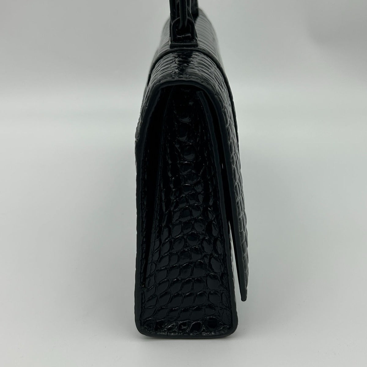Balenciaga Our Glass Leather Black 2-Way Handbag — view 7